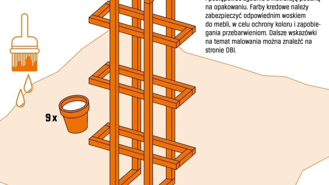 Jak zrobić kwietnik drewniany drabinka - proste kroki i porady