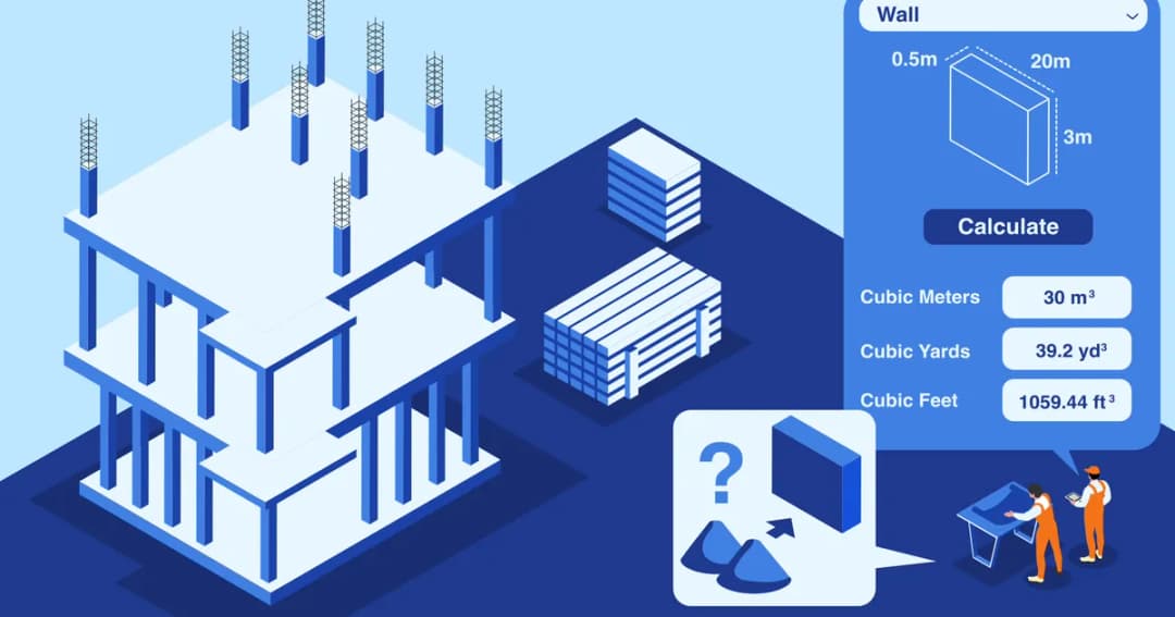 Jak obliczyć ile betonu potrzebujesz? Skorzystaj z kalkulatora