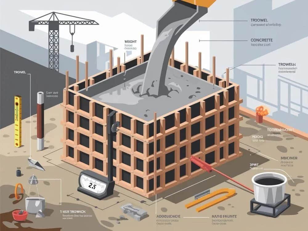 Jak kubik betonu przekłada się na m3? Zaskakujące fakty i obliczenia