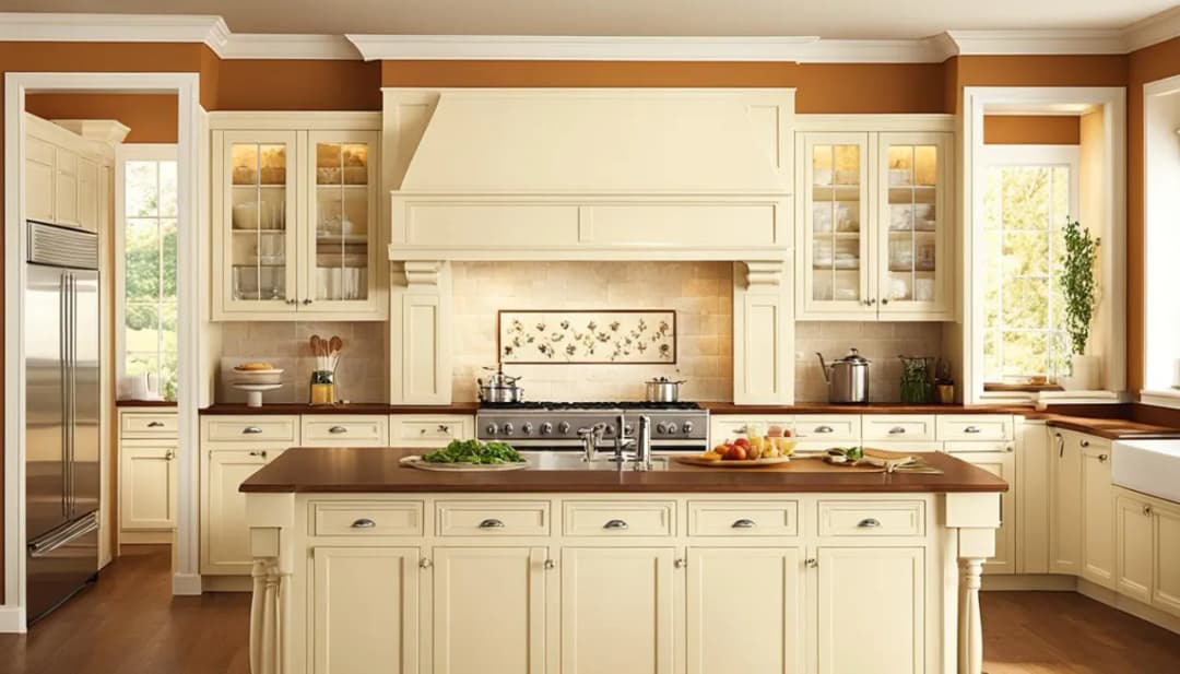 Idealne kolory ścian do kremowej kuchni, które zachwycą każdego