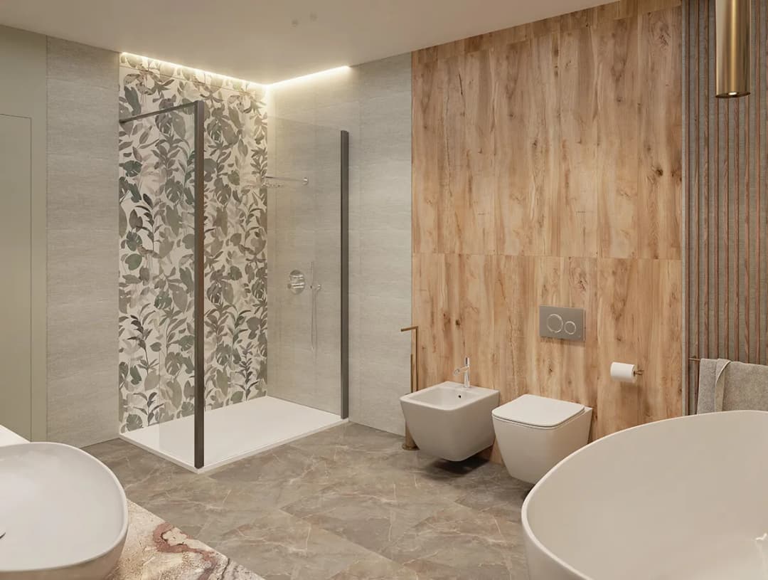 Brodzik płaski konglomerat - trwałość i elegancja w łazience