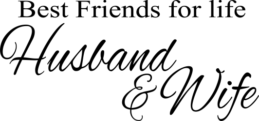 Best friends for life Husband &amp; Wife ? WZ-126