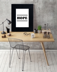 Hope - plakat w ramie - PLA-4