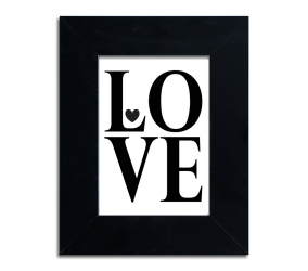 LOVE  - plakat w ramie - PLA-8