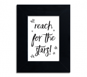 Reach for the stars  - plakat w ramie - PLA-28
