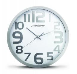 Zegar ścienny HONGKONG biały - EHC012W