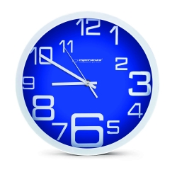 Zegar ścienny MILAN niebieski - EHC017B